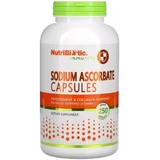 Аскорбат натрия, Sodium Ascorbate, NutriBiotic, 250 вегетарианских капсул