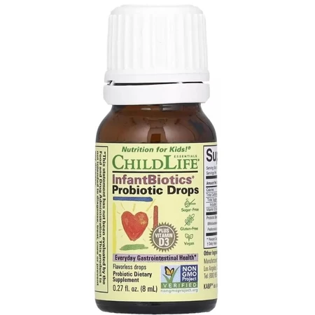 Пробиотики для иммунитета ребенка в каплях, InfantBiotics, Probiotic Drops, ChildLife, 8 мл: цены и характеристики