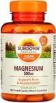 Магній, 500 мг, Magnesium, Sundown Naturals, 180 каплет