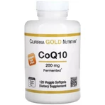 Коензим Q10, 200 мг, CoQ10, California Gold Nutrition, 120 вегетаріанських капсул: ціни та характеристики