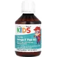 Норвежский Рыбий жир с омега-3 для детей, вкус лимона, Norwegian Kids Omega-3 Fish Oil, California Gold Nutrition, 200 мл