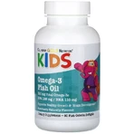 Омега-3 та риб'ячий жир для дітей, смак полуниці, Kid's Omega-3 Fish Oil, California Gold Nutrition, 60 желатинових капсул: ціни та характеристики
