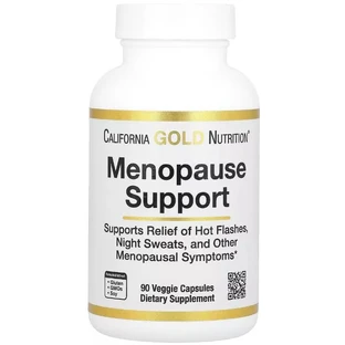 Підтримка під час менопаузи, Menopause Support, California Gold Nutrition, 90 вегетеріанських капсул
