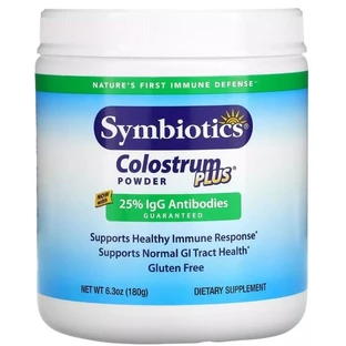 Молозиво, 3000 мг, Colostrum Plus, Symbiotics, 180 г