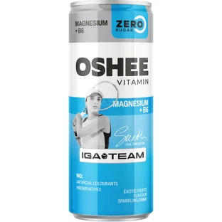 Вода вітамінна Oshee Vitamin Magnezium Zero Exotic Fruits напій ізотонічний газований Магнезіум Zero зі смаком екзотичні фрукти 250 мл