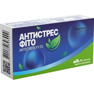 Антистрес Solution Pharm Фіто таблетки при зниженій концентрації уваги №30