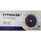 Тутоназа таблетки, покрытые оболочкой, кишечнорастворимые по 20 мг №30 (10х3)