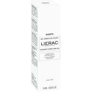 Гель для контура глаз Lierac Diopti для коррекции отечности под глазами, 15 мл