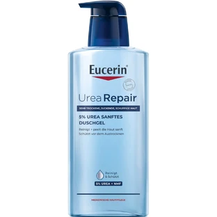Гель для душу Eucerin Urea 5% для сухої шкіри флакон з дозатором 400 мл 