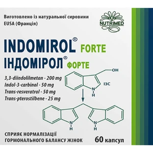 Индомирол Форте капсулы для нормализации гормонального баланса у женщин №60