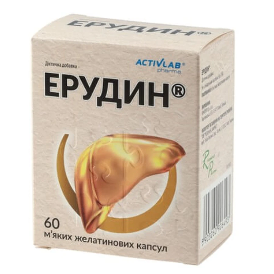 Ерудин капсули №60 (15х4): ціни та характеристики