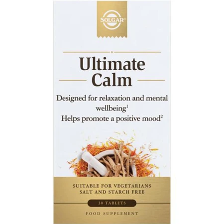 Заспокійливий комплекс Solgar Ultimate Calm Tablets таблетки №30: ціни та характеристики