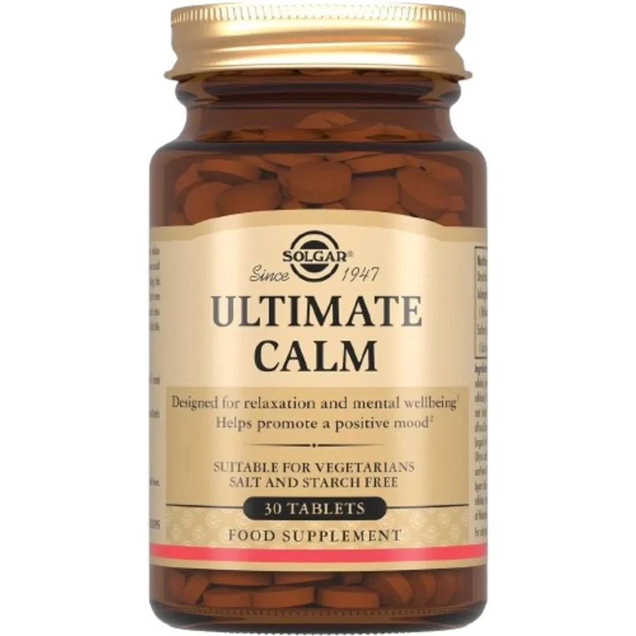 Заспокійливий комплекс Solgar Ultimate Calm Tablets таблетки №30: ціни та характеристики