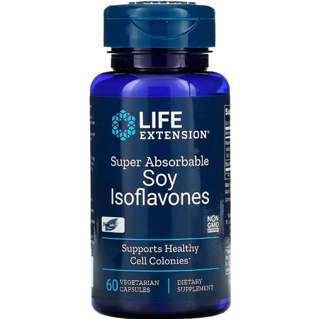 Ізофлавони сої Life Extension Soy Isoflavones капсули що розсмоктуються 60 шт: ціни та характеристики