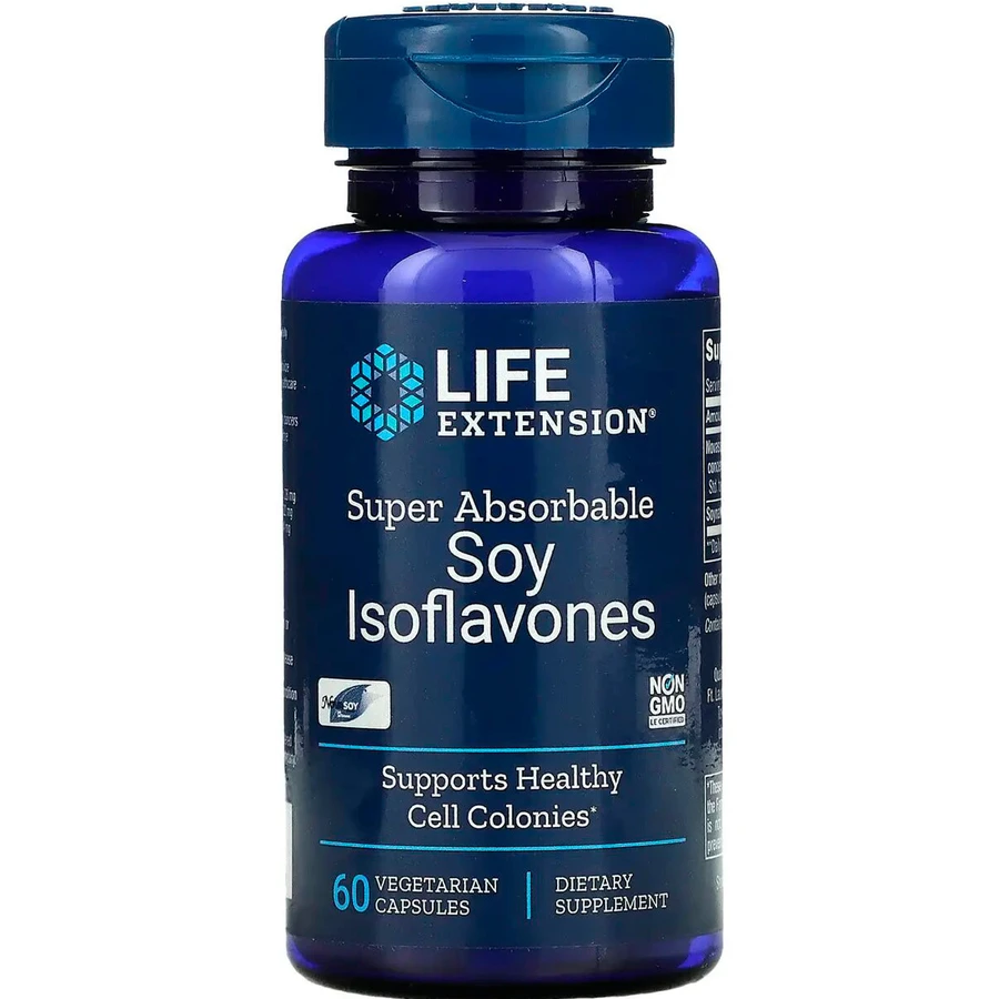 Ізофлавони сої Life Extension Soy Isoflavones капсули що розсмоктуються 60 шт: ціни та характеристики