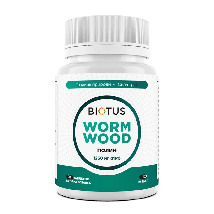 Полынь Biotus Wormwood таблетки по 250 мг №90: цены и характеристики