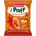 Снеки кукурудзяні Plasmon Baby Puffs з морквою та томатами 15 г