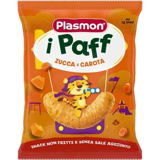 Снеки кукурузные Plasmon Baby Puffs с тыквой и морковью 15 г