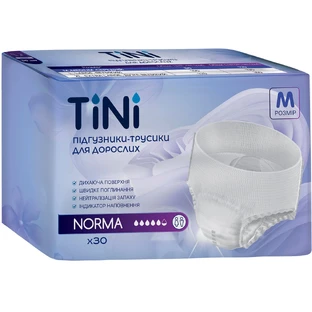 Підгузки-трусики для дорослих TіNі Norma, розмір M, 30 штук