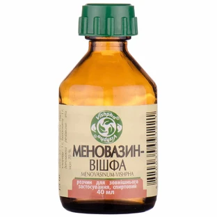 Меновазин-Вишфа раствор для наружного применения спиртовый флакон, 40 мл