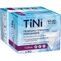 Пелюшки гігієнічні поглинаючі TiNi Norma 60х60 см, 30 шт.