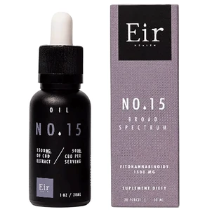Масло Eir Health CBD №15, широкого спектра действия, 30 мл