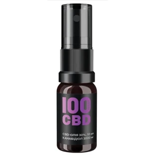 CBD-масло 30%, 3000 мг, 10 мл (60 порций) натуральный вкус