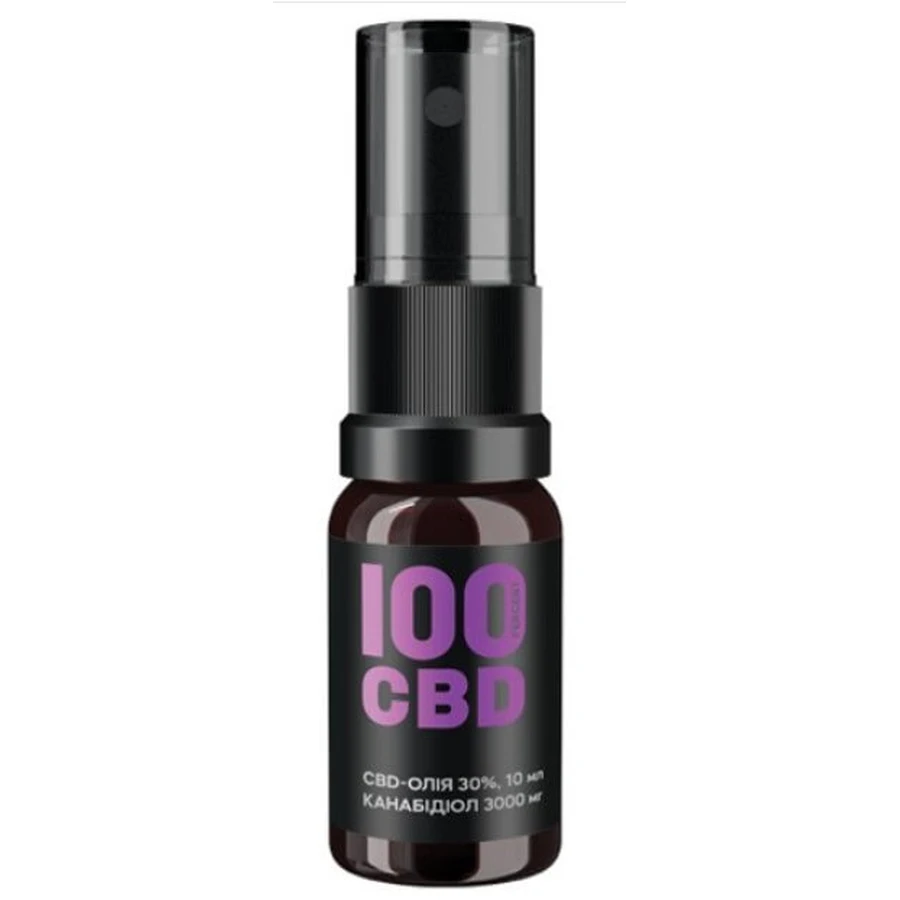 CBD-масло 30%, 3000 мг, 10 мл (60 порций) натуральный вкус: цены и характеристики