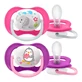 Пустышка силиконовая Philips Avent Ultra Air Animal SCF080/12 ортодонтична 6-18 месяцев №2