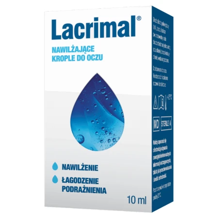 Глазные капли Lacrimal, увлажняющие, 10 мл: цены и характеристики