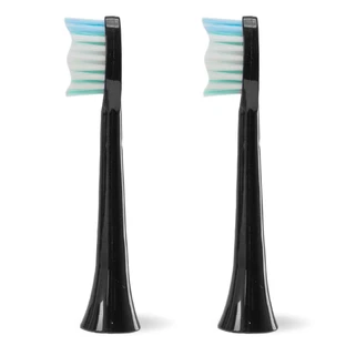 Oromed, сменные насадки для зубной щетки Oro-Sonic X Pro, черные, 2 штуки