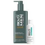 Biovax Men Strong Hair & Scalp Detox, 2-в-1 шампунь для волос и бороды, 200 мл + шампунь для волос и кожи головы, 50 мл бесплатно