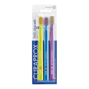 Набор зубных щёток Curaprox 5460 ultra soft, 3 шт.
