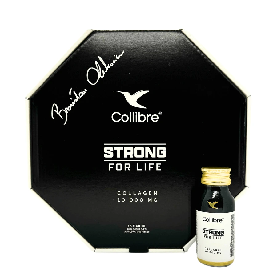 Collibre Strong For Life Shot, колаген 10000 мг, персиковий смак, 60 мл х 15 одиниць: ціни та характеристики