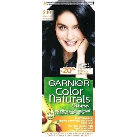 Garnier Color Naturals стійка фарба для волосся 2.10 Синьо-чорна 1×1, колір волосся: ціни та характеристики