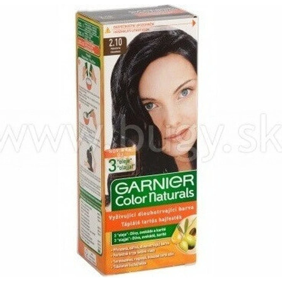 Garnier Color Naturals стійка фарба для волосся 2.10 Синьо-чорна 1×1, колір волосся: ціни та характеристики