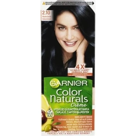 Garnier Color Naturals стійка фарба для волосся 2.10 Синьо-чорна 1×1, колір волосся: ціни та характеристики