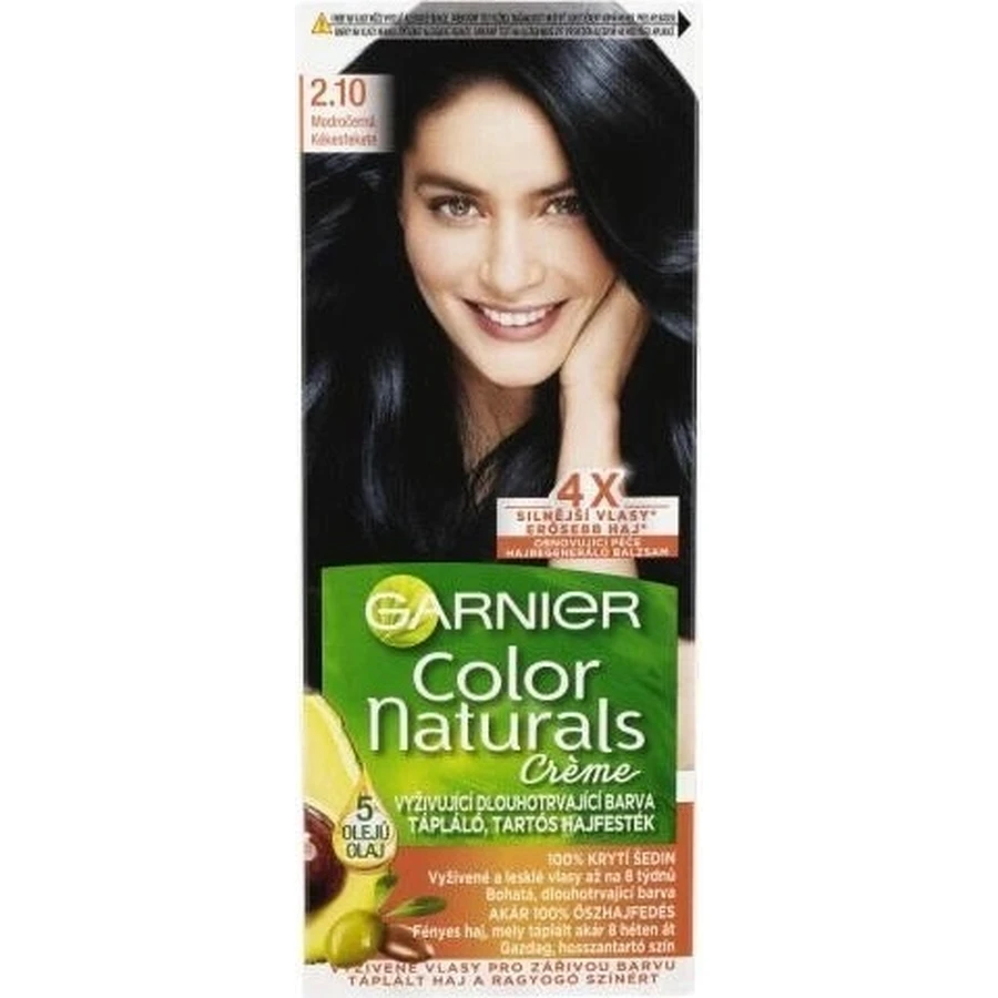 Garnier Color Naturals стійка фарба для волосся 2.10 Синьо-чорна 1×1, колір волосся: ціни та характеристики