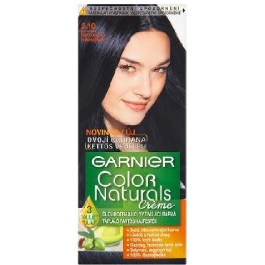 Garnier Color Naturals стійка фарба для волосся 2.10 Синьо-чорна 1×1, колір волосся: ціни та характеристики