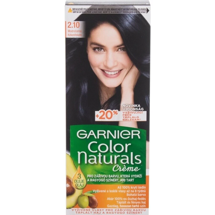 Garnier Color Naturals стійка фарба для волосся 2.10 Синьо-чорна 1×1, колір волосся: ціни та характеристики