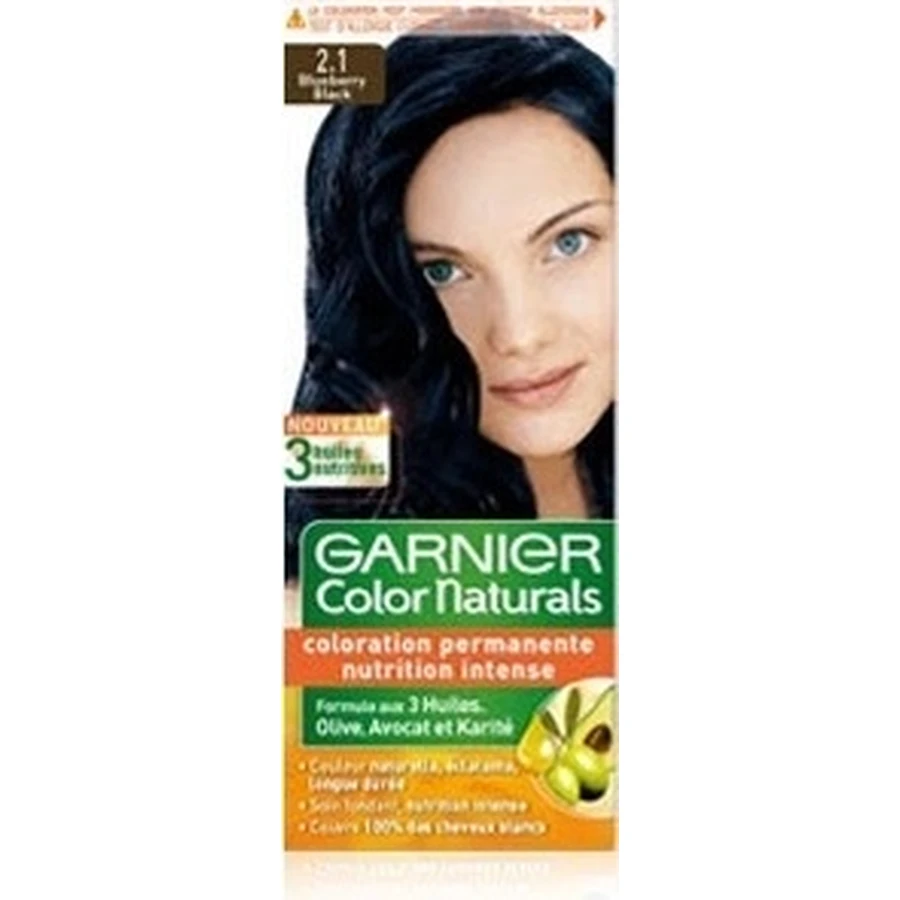 Garnier Color Naturals стійка фарба для волосся 2.10 Синьо-чорна 1×1, колір волосся: ціни та характеристики