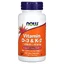 Витамин D-3 1000UI Si K2 MK4 45 mcg, 120 вегетарианских капсул, Now Foods