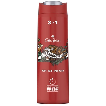 Old Spice Ведмежа рукавичка Гель для душу та шампунь для чоловіків 400 мл: ціни та характеристики