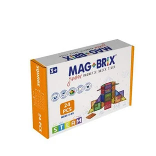 Магнітний набір Magbrix Junior, 3 роки+, 24 штуки, Magblox
