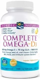 Complete Omega-D3 565 мг лимон 120 капсул Nordic Naturals