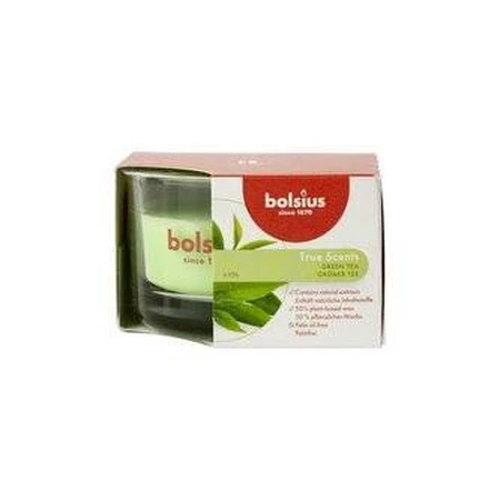 Ароматична свічка Bolsius Aromatic 2.0 Glass Green Tea 1×1 шт, розмір 80 х 50 мм: ціни та характеристики