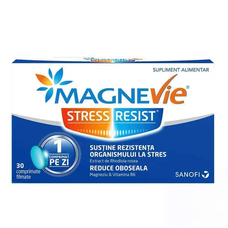 Магневі Стрес Резист Sanofi Magnevie Stress Resist, 30 таблеток: ціни та характеристики