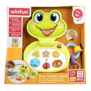 Інтерактивний ноутбук Жабка, 6 місяців+, Winfun