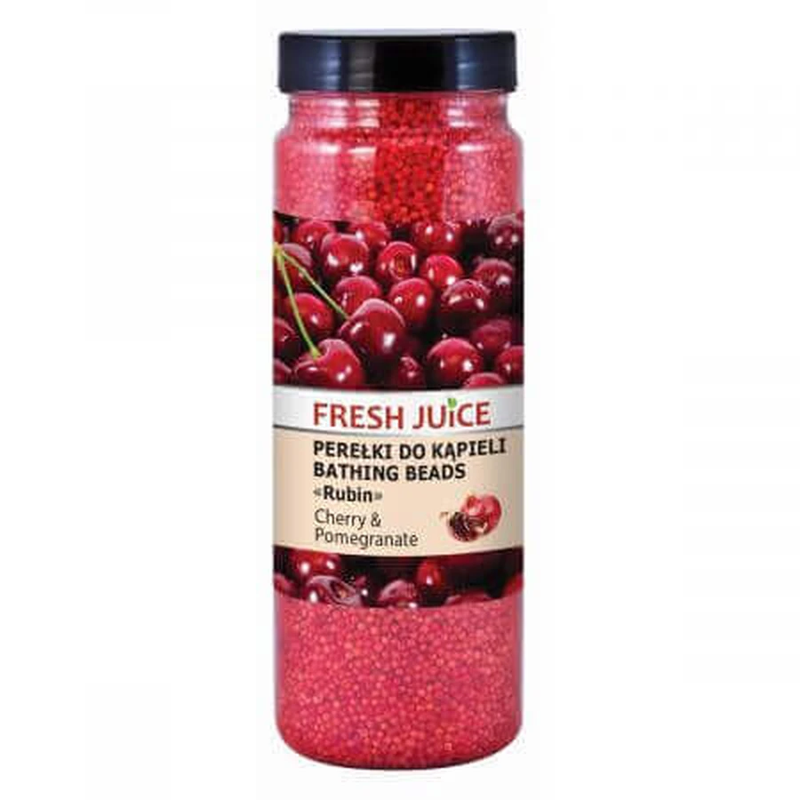 Перли для ванн з екстрактом граната та вишні, 450 г, Fresh Juice: ціни та характеристики