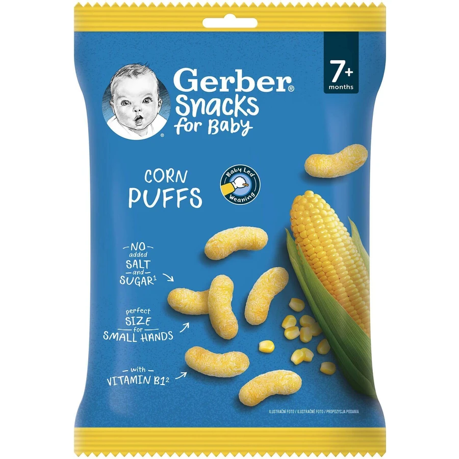 Кукурудзяні чіпси Gerber Snacks 28 г: ціни та характеристики